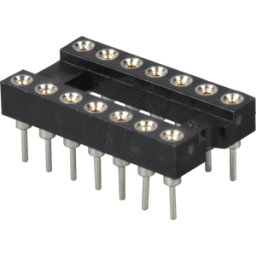 FREI GS 14P - Zócalo de circuito integrado, 14 pines, superplano, girad