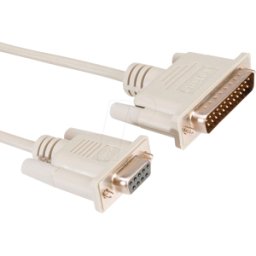 ROLINE 11014530 - Cable de módem DB9-DB25, hembra/macho, 3 m..