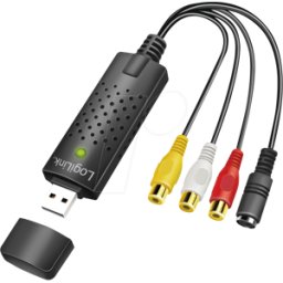 LOGILINK VG0030A - Tarjeta de vídeo, tarjeta de vídeo a/V, USB 2.0