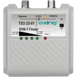 AXING TZU 22-01 - Medidor de nivel, DVB-T, indicador LED, señal acús