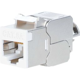 INTELLINET INT 791304 - Módulo Keystone RJ45, Cat.6a, STP, Slimline, blanco