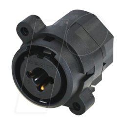 REAN RCJ10FI-H0 - XLR receptáculo de 3 pines combinado con conector jack es