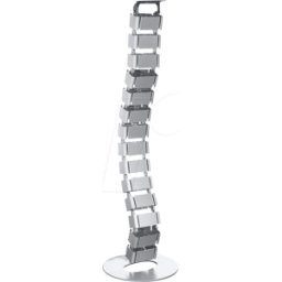 LOGILINK KAB0065 - Guía de cables de mesa de escritorio, flexible, 18 articu