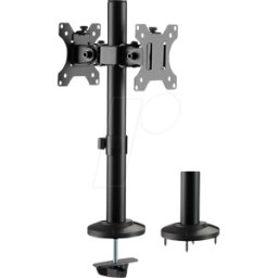LOGILINK BP0109 - Soporte para monitor, 2 pantallas, 17" - 32", 52 mm, montaje en