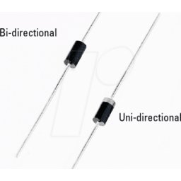LITTELFUSE P6KE 600CA - DIODO DE TV, BIDIRECCIONAL, 512 V, 600 W, DO-204AC/DO-15