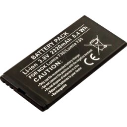 ECO GMBH AKKU 10854 - Batería para smartphone para dispositivos Nokia, iones de