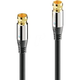 SONERO SON SC000-015 - Cable de conexión de antena (F) 2x blindado, 1,5 m..