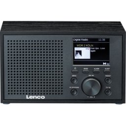 LENCO DAR-017BK - Radio DAB+/FM, pantalla TFT, Bluetooth
