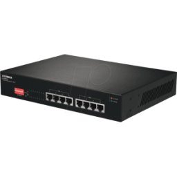 EDIMAX EDI GS-1008PV2 - Switch, 8 puertos, Gigabit Ethernet, PoE+
