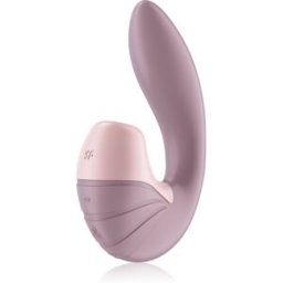 Supernova Double Air Pulse Vibrador Con Estimulador De Clítoris Old Rose 14,5 Cm