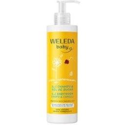 Weleda Baby 2 en 1 Champú y Gel de Ducha Caléndula 400 ml