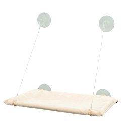 Repisa Karlie de ventana, crema - 51,5 x 31 x 2,5 cm (L x An x Al)