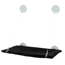 Repisa Karlie para ventana, negra - 51,5 x 31 x 2,5 cm (L x An x Al)