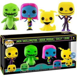 Funko Pop Disney Pesadilla Antes de Navidad Pack de 4 Jack Skellington/Oogie Boogie/Sally/Zero