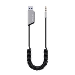 Ausavil Adaptador Aux Transmisor Savio Tr-16 con Función Manos Libres, Bluetooth 5.3