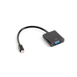 Adaptador Lanberg AD-0006-BK Mini DisplayPort a VGA 0,2m 1920x1200 Macho/Hembra