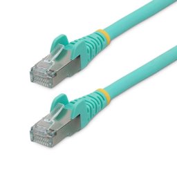 Cable Ethernet StarTech.com Cat6a 10m LSZH S/FTP Aqua PoE++ 100W RJ-45 Snagless