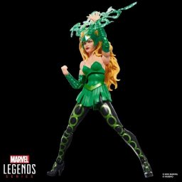 Figura Marvel Hasbro Legends Enchantress articulada multicolor con accesorios