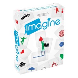 Juego de mesa Asmodee Imagine 60 cartas transparentes creatividad sin límites