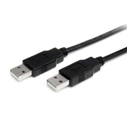 Cable USB Startech USB2AA1M 2.0 tipo A macho/macho 1 m negro