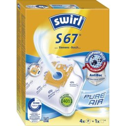 Kit de bolsas y filtro Swirl S 67 Siemens Bosch naranja blanco