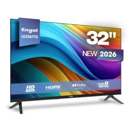 TV Engel LED LE3266T2 32" HD Ready 60Hz HDR Dolby Audio Grabación PVR