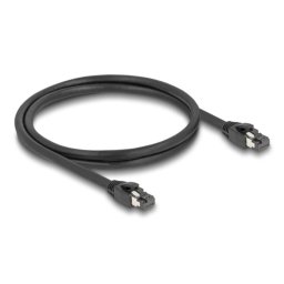 Cable de red DeLOCK RJ45 Cat.8.1 S/FTP 1 m hasta 40 Gbps negro