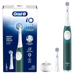 Cepillo de dientes vibratorio Braun Oral-B iO Series 2 3 Modos 2 Cabezales Sensor presión Temporizador