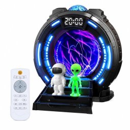 Proyector Klack Portal Interestelar con Bola de Plasma y Aurora Boreal