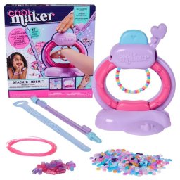 Kit de Pulseras Heishi Cool Maker con Bolígrafo de Cuentas y Taller de Cierre Automático
