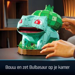 Puzzle 3D Bulbasaur de Pokémon 4D Build de 195 Piezas