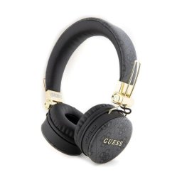 Auriculares Guess inalámbricos Bluetooth con diseño cómodo, logo 4G y color negro