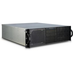 Caja PC Inter-Tech 3U-30248 Rack Servidor Negro Acero 3U
