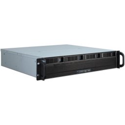 Servidor Inter-Tech IPC 2U-2404S Rack micro ATX Mini-ITX 2U Negro Plata