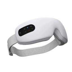 Gafas de Masaje Ocular Klack Bluetooth Calor Ajustable Plegables Blancas