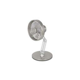 Mini Ventilador Unold 86705 Steel Flex 4W 3 Velocidades Inalámbrico Recargable Cabezal Inclinable