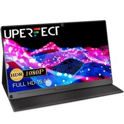 Monitor Uperfect 15,6" FullHD 60Hz IPS HDR Altavoces USB-C HDMI VESA