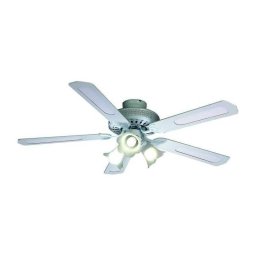 Ventilador de Techo con Luz FARELEK Baléares 3x60W 132cm 5 Palas Reversible Función Invierno