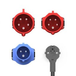 Juego de enchufes NRGkick 20001051 3 cabezales adaptador 32A estándar UE