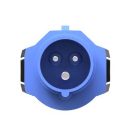 Adaptador de enchufe NRGkick 16A 3 polos azul para carga de vehículos eléctricos