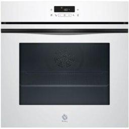 Balay Horno con vapor pirolítico , 60 cm, Serie Cristal, Blanco - 3HD5829B3. Blanco