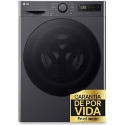 LG Lavadora secadora 10 kg lavado, 6 kg secado, 1.400 rpm, inteligencia artificial - F4DR6010AGM (Reacondicionado Grado C). Inox