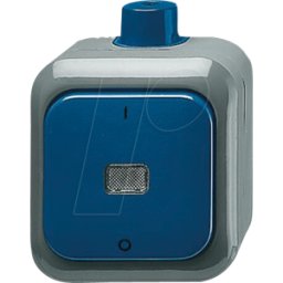 BUSCH-JAEGER BJ 2601-2 WDI - Interruptor basculante de 2 polos, interruptor de apagado