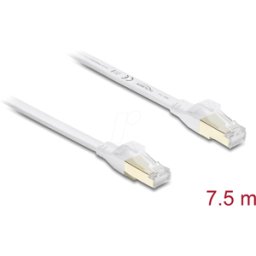DELOCK 81029 - Cable plano de enlace RJ45 Cat.8.1 U/FTP hasta 40 Gbps, 7,5 m, b