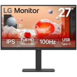Monitor Profesional LG 27BA750-B 27"/ Full HD/ Multimedia/ Regulable en altura/ Negro