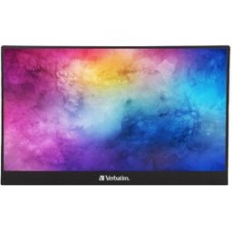 Monitor Portátil Verbatim PM-14 14"/ Full HD/ Multimedia/ Negro