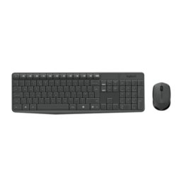 Teclado + Ratón Logitech MK235 Inalámbrico Wireless, Negro, Nuevo