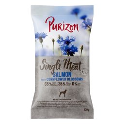 Purizon Single Meat Adult salmón con espinacas y flores de aciano - 100 g
