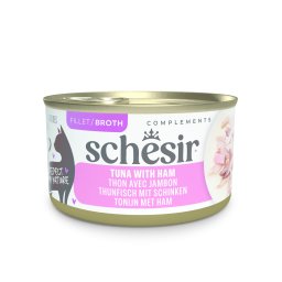 Schesir Complements en caldo 12 x 70 g - Atún con jamón