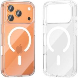 Funda para móvil Vention Concise Impact Dura PC TPU Transparente Magsafe para iPhone 17 Pro Max